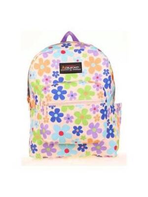 Kaukko Sprıng Sırt Çantası Colorful Flowers K1674 - 1
