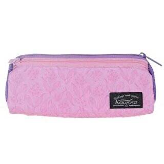 Kaukko Wichlight 3 Bölmeli Kalem Çantası - Pink - 1