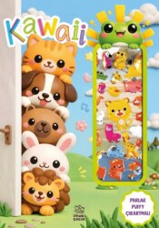 Kawaii - Puffy Parlak Çıkartmalı Boyama Kitabı - İthaki Çocuk Yayınları