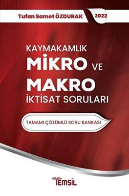 Temsil Kitap Kaymakamlık Mikro ve Makro İktisat Sorunları - 1
