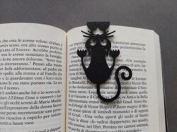 Kedili Kitap Ayracı V-3 - Bcoverart