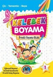 Kelebek Boyama Kitabı 8 Kitap Takım - Karatay Çocuk