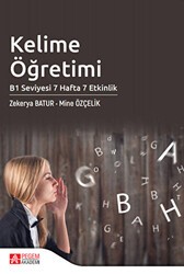 Kelime Öğretimi - B1 Seviyesi 7 Hafta 7 Etkinlik - Pegem Akademi Yayıncılık