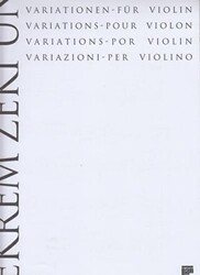 Keman İçin Çeşitlemeler - Pan Yayıncılık