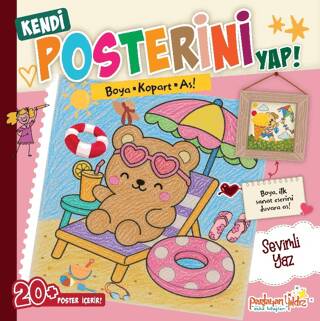 Kendi Posterini Yap! Boya Kopart As! Sevimli Yaz - 1