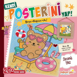 Kendi Posterini Yap! Boya Kopart As! Sevimli Yaz - Parlayan Yıldız