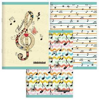 Keskin A4 32 Yp. Tel Dik. Karton Kapak Muzik Defteri - 1