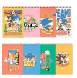 Keskin Color 140100-15 Sonic A7 42 Yaprak Çizgili Spiralli 1 Bloknot - Keskin Color