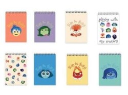 Keskin Color 140100-18 Ters Yüz A7 42 Yaprak Çizgili Spiralli 1 Bloknot - Keskin Color