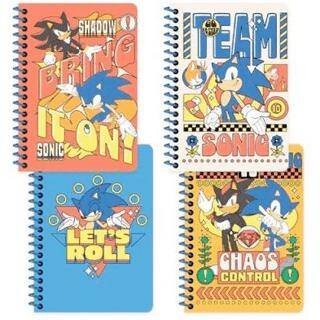 Keskin Color 140400-15 Sonic A6 80 Yaprak Çizgili Spiralli Bloknot - 1