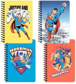 Keskin Color 140400-16 Superman A6 80 Yaprak Çizgili Spiralli Bloknot - 1