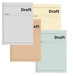 Keskin Color 14x20 120 Yaprak Çizgili Hafif Kağıt Sert Kapak Ciltli Draft Defter - Keskin Color