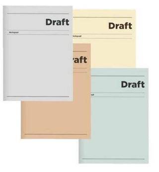 Keskin Color 14x20 120 Yaprak Kareli Hafif Kağıt Sert Kapak Ciltli Draft Defter - 1