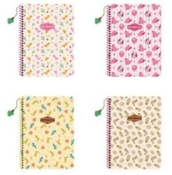 Keskin Color 16,5x22,5 80 Yaprak Çizgili Karton Kapak Spiralli Defter Charmlı Kovboy - Keskin Color