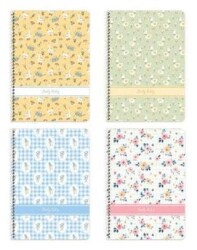 Keskin Color 16,5x22,5 80 Yaprak Çizgili Karton Kapak Spiralli Defter Doğa - Keskin Color