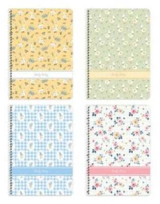 Keskin Color 16,5x22,5 80 Yaprak Çizgili Karton Kapak Spiralli Defter Doğa - 1