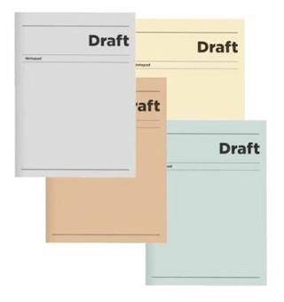 Keskin Color 17x24 120 Yaprak Kareli Hafif Kağıt Sert Karton Ciltli Draft Defter - 1