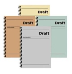 Keskin Color 17x24 80 Yaprak Çizgili Hafif Kağıt Sert Karton Kapak Draft Defter - Keskin Color