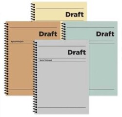 Keskin Color 17x24 80 Yaprak Kareli Hafif Kağıt Sert Karton Kapak Draft Defter - Keskin Color