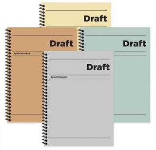 Keskin Color 17x24 80 Yaprak Kareli Hafif Kağıt Sert Karton Kapak Draft Defter - 1