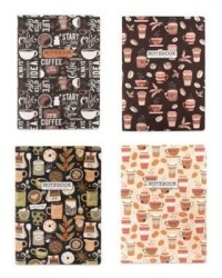 Keskin Color 18,5x26 58Yp Kareli Tel Dikişli Uninote Coffee Time - Keskin Color