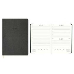 Keskin Color 2026 - 16x24 Günlük Termo Deri Ajanda - Gri - Keskin Color