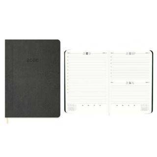 Keskin Color 2026 - 16x24 Günlük Termo Deri Ajanda - Gri - 1