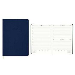 Keskin Color 2026 - 16x24 Günlük Termo Deri Ajanda - Lacivert - Keskin Color