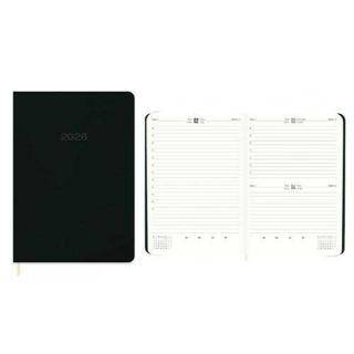 Keskin Color 2026 - 16x24 Günlük Termo Deri Ajanda - Siyah - 1