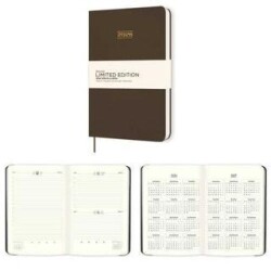 Keskin Color 2026 - 17x24 Ciltli Limited Edition Günlük Ajanda - Kahverengi - Keskin Color