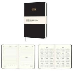 Keskin Color 2026 - 17x24 Ciltli Limited Edition Günlük Ajanda - Siyah - Keskin Color