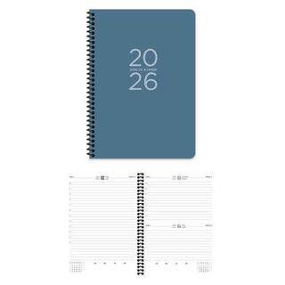 Keskin Color 2026 - 17x24 Spiralli Günlük Ajanda - Mavi - 1