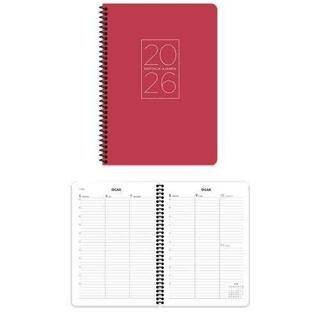Keskin Color 2026 - 20x28 Spiralli Haftalık Ajanda - Kırmızı - 1