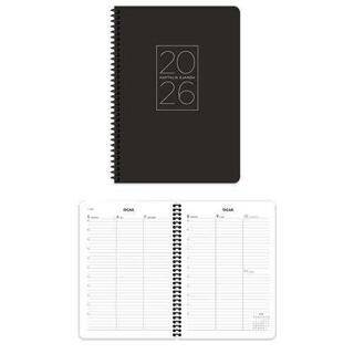 Keskin Color 2026 - 20x28 Spiralli Haftalık Ajanda - Siyah - 1
