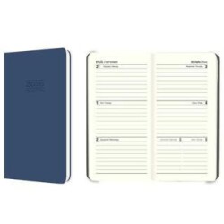 Keskin Color 2026 - 8x16 Ciltli Haftalık Cep Ajandası - Lacivert - Keskin Color