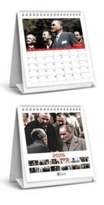 Keskin Color 2026 - Kare Masa Takvimi - Atatürk - 1