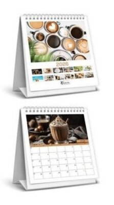 Keskin Color 2026 - Kare Masa Takvimi - Kahve - 1