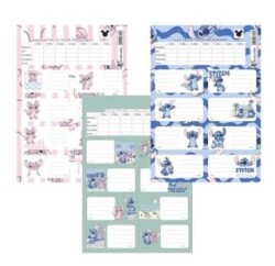 Keskin Color 220130-14 Lilo&Stitch Ders Programlı 3Lü Etiket - Keskin Color