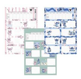 Keskin Color 220130-14 Lilo&Stitch Ders Programlı 3Lü Etiket - 1