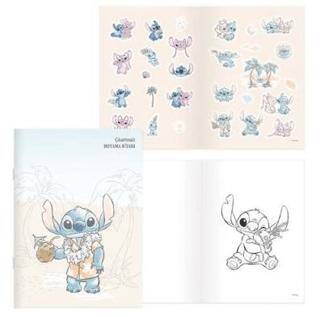 Keskin Color 244930-14 Lilo&Stitch 20x28 8 Yaprak Çıkartmalı Boyama Kitabı - 1