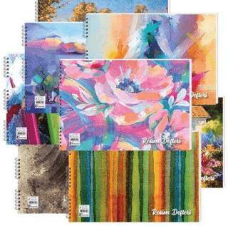 Keskin Color 25x35 40 Yaprak Spiralli Basic Resim Defteri - 1