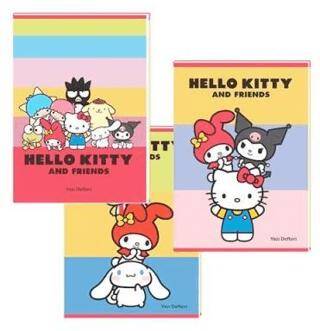 Keskin Color 280200-13 Hello Kitty and Friends A4 40 Yaprak Yazı Defteri - 1