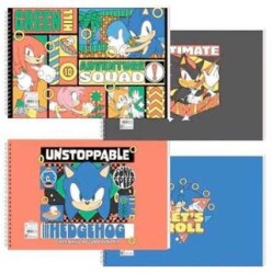 Keskin Color 300115-15 Sonic 17x25 15 Yaprak Spiralli Resim Defteri - Keskin Color