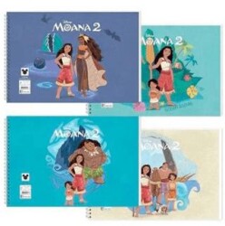 Keskin Color 300115-17 Moana 17x25 15 Yaprak Spiralli Resim Defteri - Keskin Color