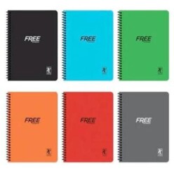 Keskin Color 320182-99 A5 80 Yaprak Kareli PP Kapak Yeni Free Defter - Keskin Color