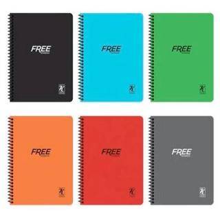Keskin Color 320182-99 A5 80 Yaprak Kareli PP Kapak Yeni Free Defter - 1