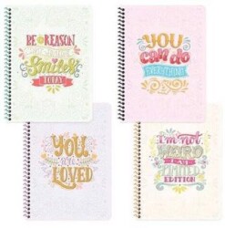 Keskin Color 322221-99 A4 80 Yaprak Çizgili PP Kapak Spiralli Motto Defter - Keskin Color