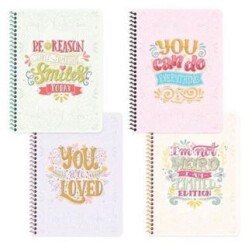 Keskin Color 322222-99 A4 80 Yaprak Kareli PP Kapak Spiralli Motto Defter - Keskin Color