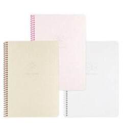 Keskin Color 322422-99 A4 80 Yaprak Kareli PP Kapak Spiralli Glitter Defter - Keskin Color