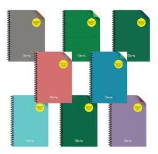 Keskin Color 323641 A5 80 Yaprak Çizgili Pp Kapak Spiralli Defter Çift Renkli - 1